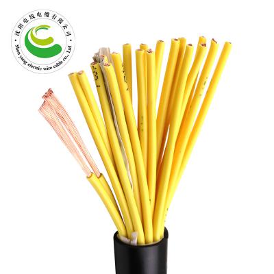 20芯  ZR-YJV 20*0.5mm?--20*2.5mm? 铜芯聚氯乙烯绝缘聚乙烯护套控制软电缆  铜芯电缆