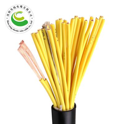 24芯  ZR-YJV 24*0.5mm?--24*2.5mm? 铜芯聚氯乙烯绝缘聚乙烯护套控制软电缆  铜芯电