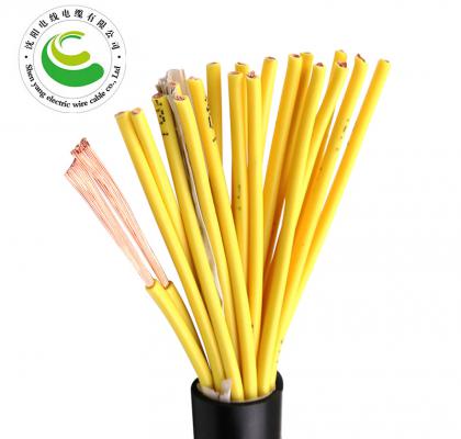 20芯  ZR-YJV 20*0.5mm?--20*2.5mm? 铜芯聚氯乙烯绝缘聚乙烯护套控制软电缆  铜芯电缆