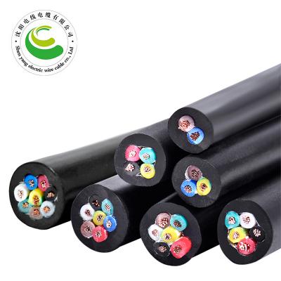8芯  ZR-YJV 8*0.5mm?--8*2.5mm? 铜芯聚氯乙烯绝缘聚乙烯护套控制软电缆  铜芯电缆